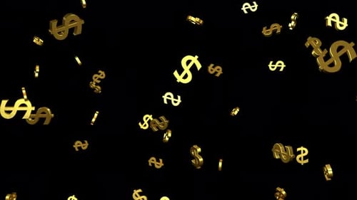 Goldener Dollar fällt