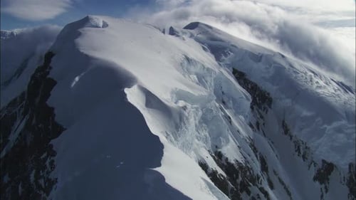 Snowcapped mountains
