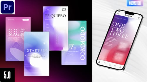 Gradient Instagram Stories For Premiere Pro