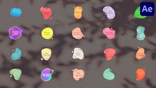 Dynamic Fluid Organic Title Animations