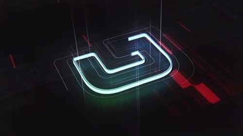 Cyberpunk Logo Animation
