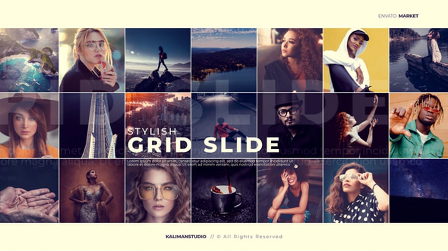 Dynamic Photo Video Grid Slideshow, Video Displays ft. advertising ...