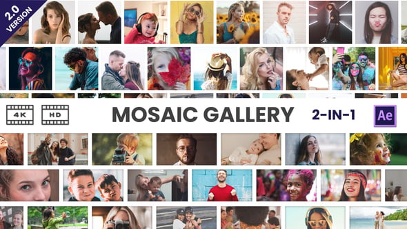 Mosaic Photo Gallery | Carousel Opener | Carousel Mosaic, Openers ft ...