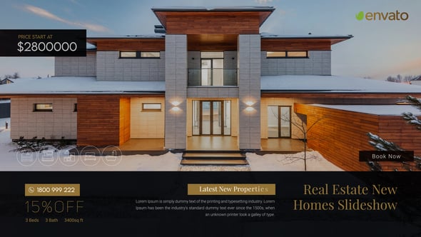 Real Estate New Homes Slideshow, Video Displays ft. real estate & homes ...