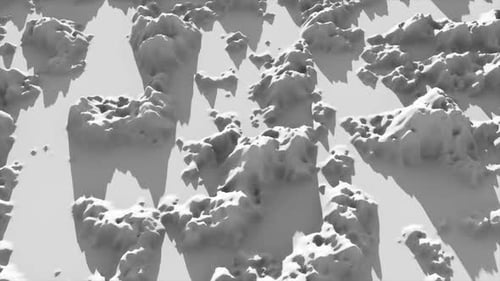 Weiße dynamische Berge Hd