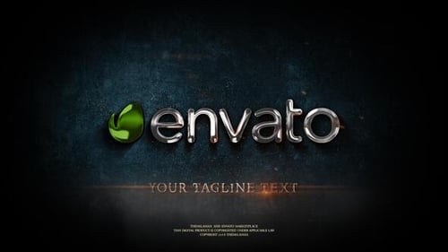 Epic Metallic Logo and Title Reveal