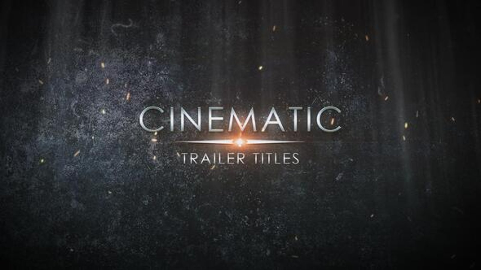 Dramatic Cinematic Film Trailer Titles with Metallic Effects, Titles ft ...