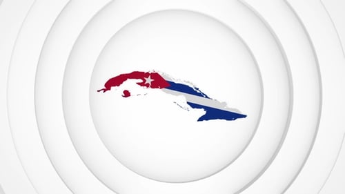 Animated Cuba Map Reveals National Flag