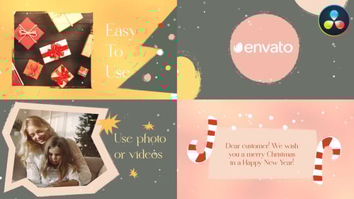 Christmas Greetings Slideshow | DaVinci Resolve
