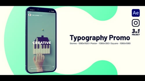 Instagram Typography Promo