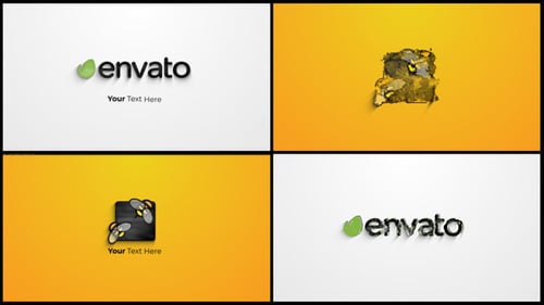 Abstract Smoke Dissolve Logo Reveal Opener