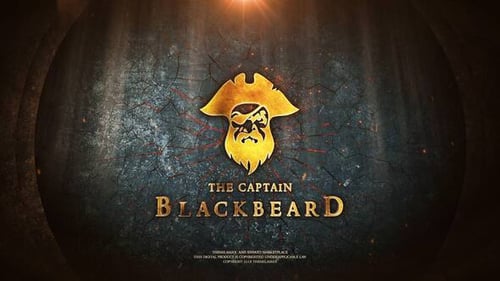 Cinematic Fiery Cracked Ground Logo Reveal Intro