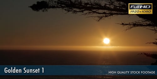 Goldener Sonnenuntergang 1