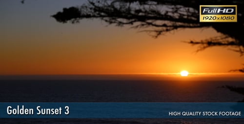 Goldener Sonnenuntergang 3