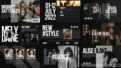 Typography Slides Pack | FCPX Template