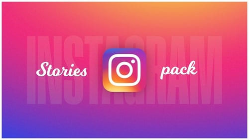 Dynamic Animated Social Media Stories with Retro Typography