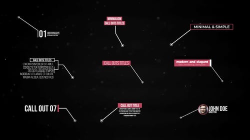 Call Outs Titles | Premiere Pro