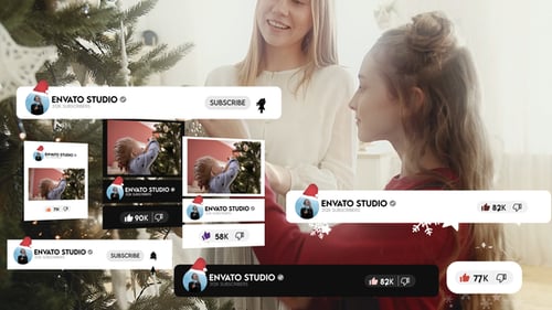Clean YouTube Subscriber Pack with Social Media Elements