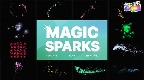 Christmas Magic Sparkle Effects for Festive Video Editing