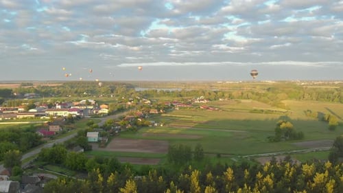 Balloons Nature Lake