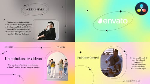 Dynamic Gradient Slideshow for Creative Media Presentation