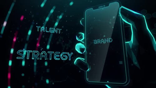 Futuristic Digital Corporate Marketing Presentation Opener