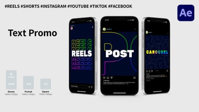 Text Promo | Reels / Shorts / Tik Tok, Openers ft. reel text & reel ...