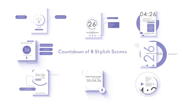 Style Countdown Timers, Elements ft. abstract & banner - Envato