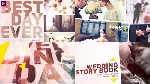 Libro de cuentos de bodas Premiere Pro
