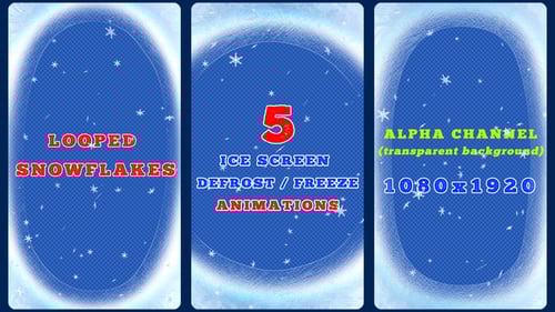 Christmas Frost Circle Photo Frame Reveal