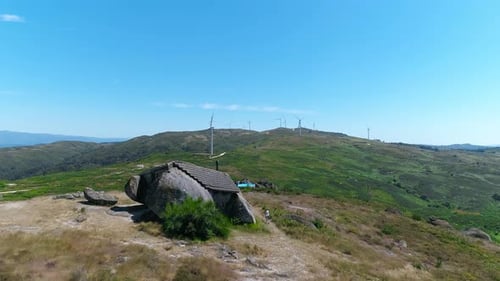 Windturbinenstation für alternative Energien