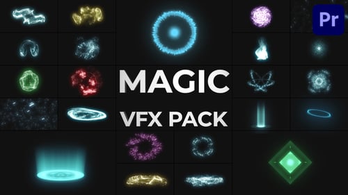 Magical Glowing Particle Effects Pack for Festive Video and Logo Reveals