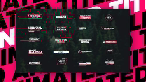 Glitch Animated Text (FCPX)