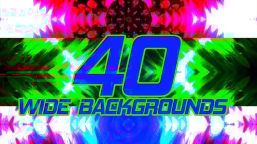 Dynamic Abstract Symmetrical Psychedelic Visuals Loop Background