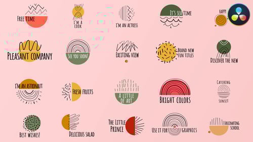 Creative Titles for DaVinci Resolve