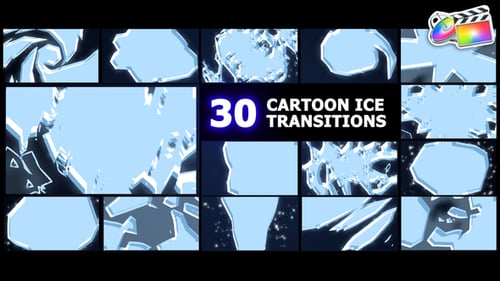 Cartoon Ice Transitions | FCPX