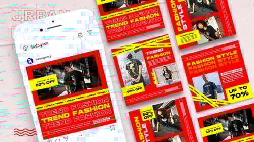 Fashion Urban Instagram Post Template