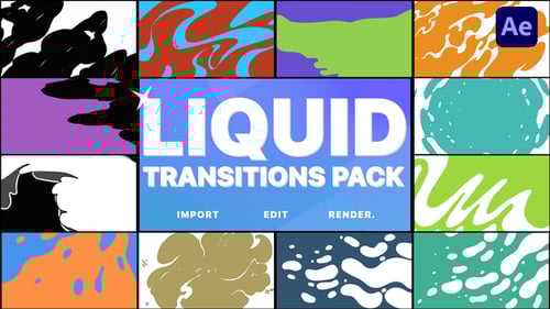 Simple Liquid Transitions | After Effects