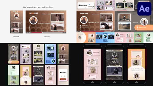 Social Media Endscreens for After Effects