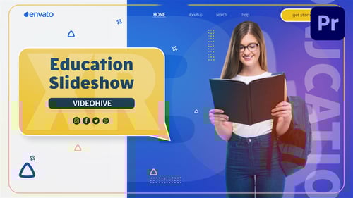 Dynamic Education Slideshow with Engaging Motion Graphics