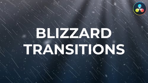 Blizzard Transitions | DaVinci Resolve