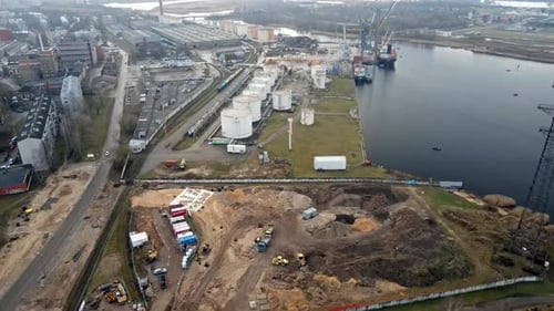 Industrielle Hafenzone