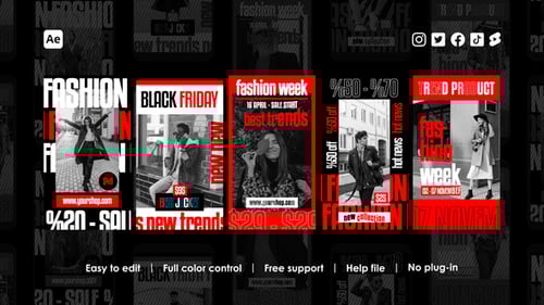 Kinetic Shopping Promotion Instagram Stories