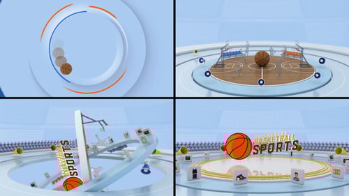 Logo de basquete Reveal