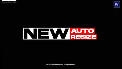 Dynamic Kinetic Typography Titles Pack for Premiere Pro