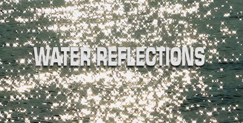 Sparkling Sunlight Glittering on Rippling Water Surface