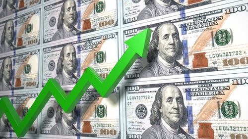 Gráfico de negócios Rising Arrow