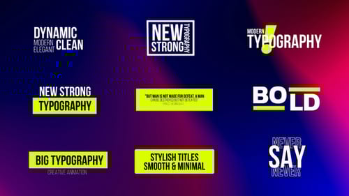 Titles 4.0 | After Effects