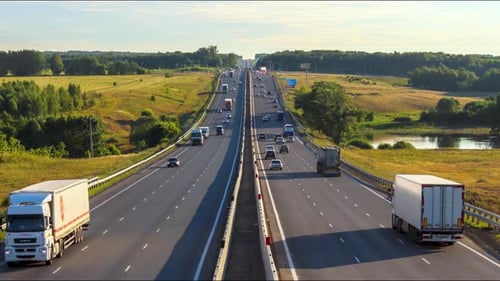 Traffic on the highway