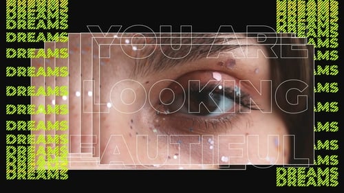Dynamic Kinetic Typography Opener with Bold Geometric Animation